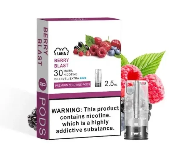 高顏值透明發光彈！LANA煙彈莓果口味實測：冰封藍莓與覆盆子的華麗三重奏，解鎖一代主機最強果香