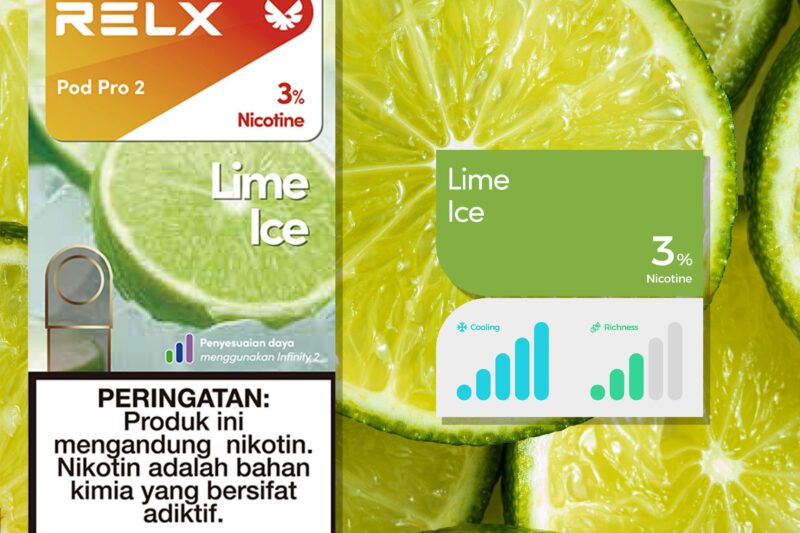 RELX電子煙彈-Relx infinity悅刻電子煙青檸冰爽口味