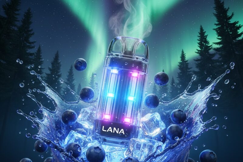 2026 經典口糧評測：LANA煙彈冰藍莓口味極效陶瓷芯下的極致冰封與果香還原